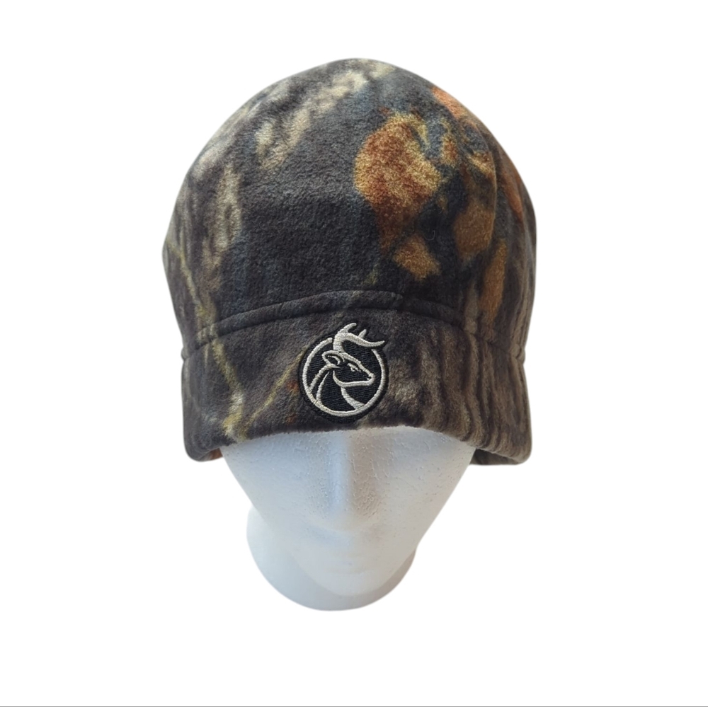 RutWear Big Game Technologies Camo Beanie Hat OS Brown Green